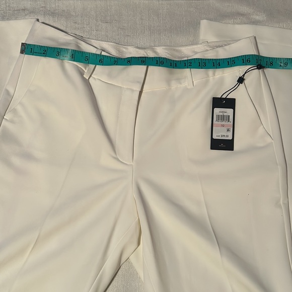 Ivory Suit Pants Size 10 Tommy Hilfiger - Picture 6 of 7